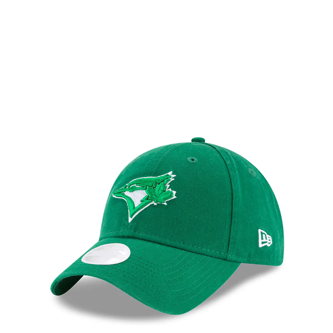 WOMEN'S TORONTO BLUE JAYS 9TWENTY ADJUSTABLE HAT GREEN
