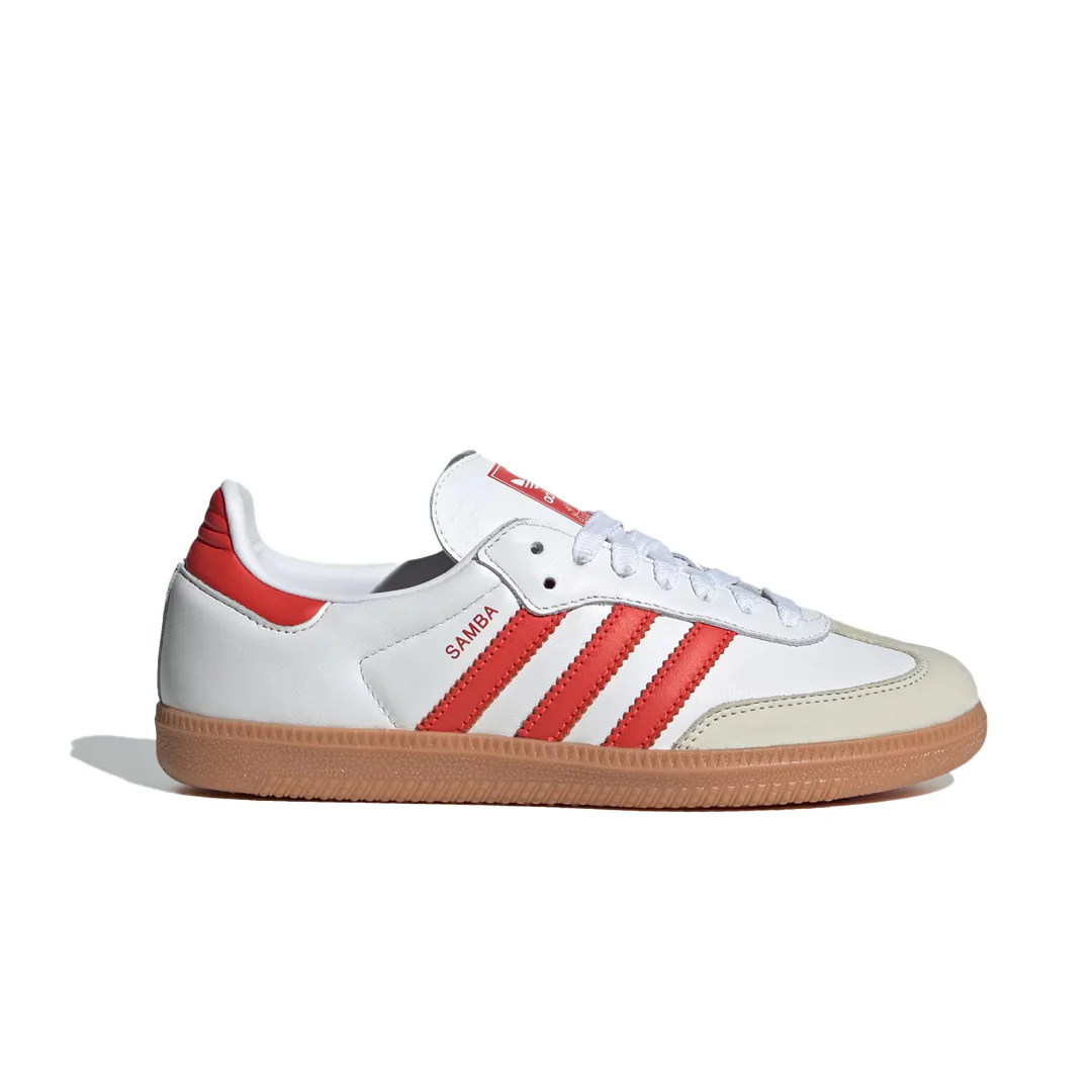 WOMEN'S SAMBA OG WHITE/SOLAR RED