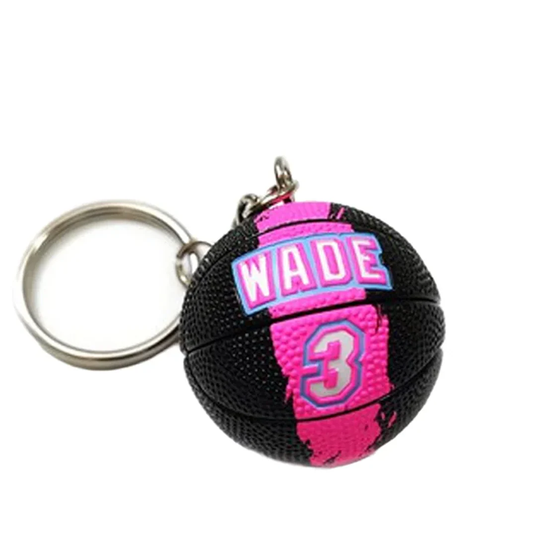 DWYANE WADE #3 BASKETBALL KEYCHAIN