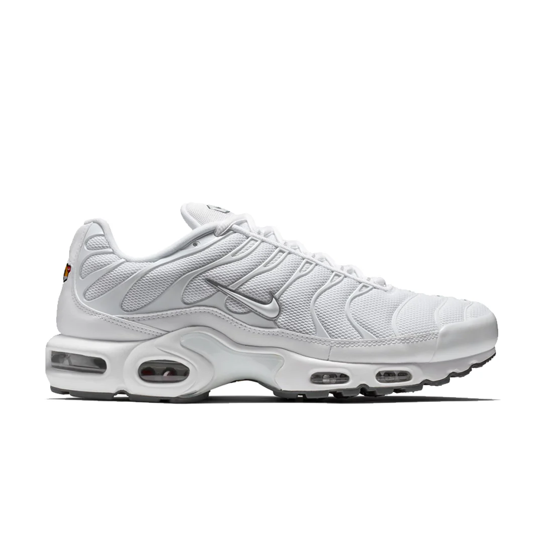 AIR MAX PLUS WHITE/WHITE-COOL GREY