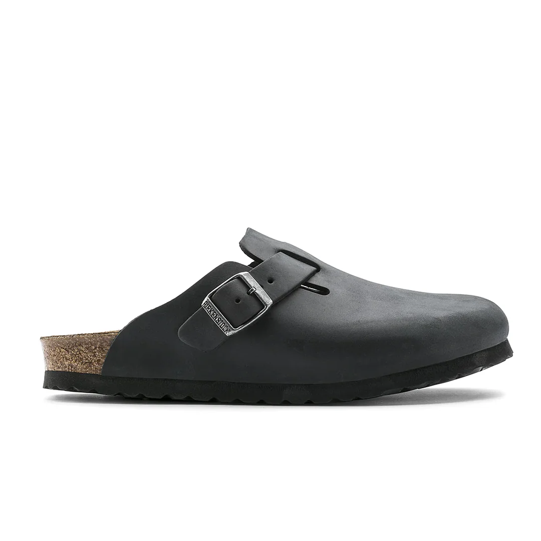 BOSTON OILED LEATHER - BLACK