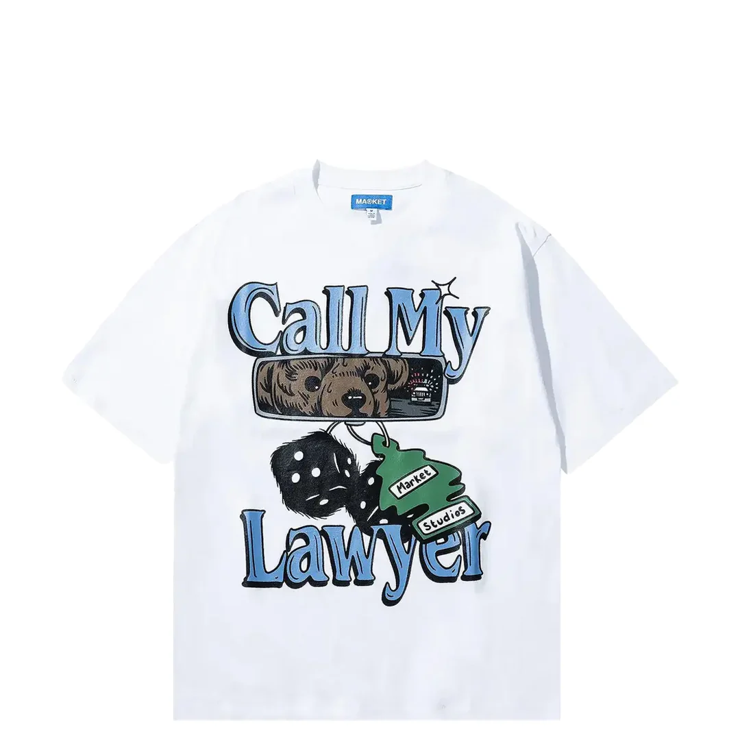 CALL MY LAWYER CHASE T-SHIRT WHITE