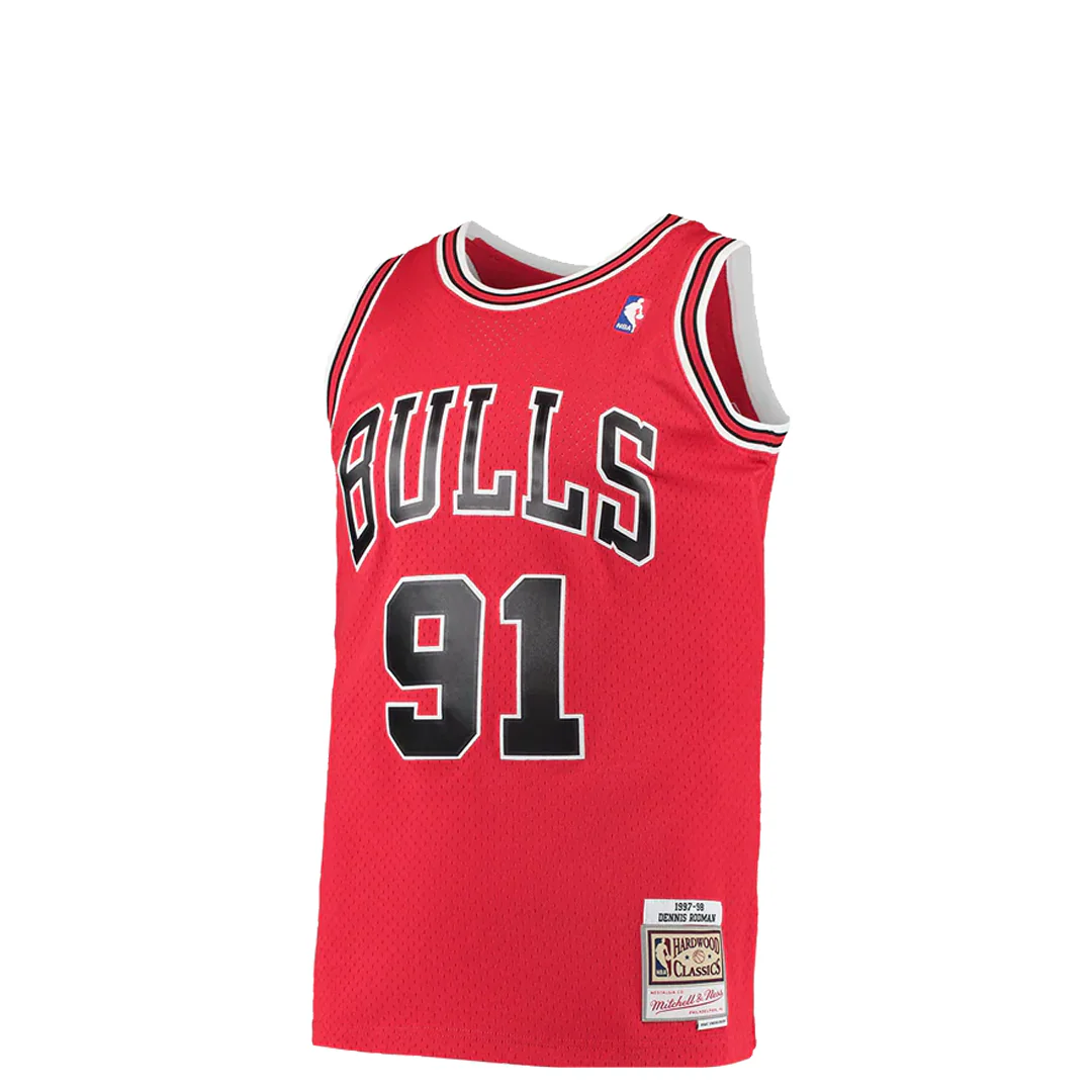 CHICAGO BULLS DENNIS RODMAN #91 SWINGMAN JERSEY