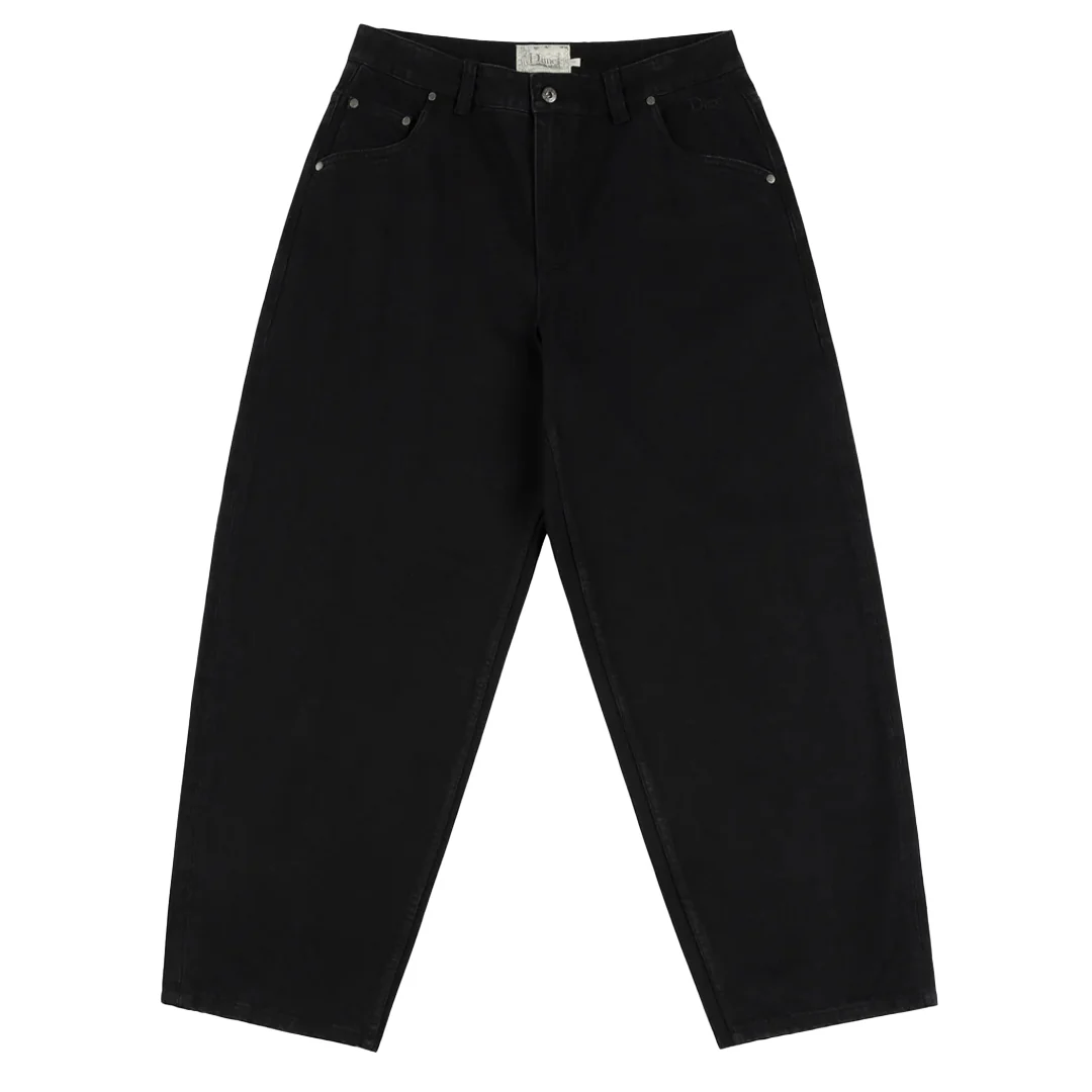 CLASSIC BAGGY DENIM PANTS BLACK