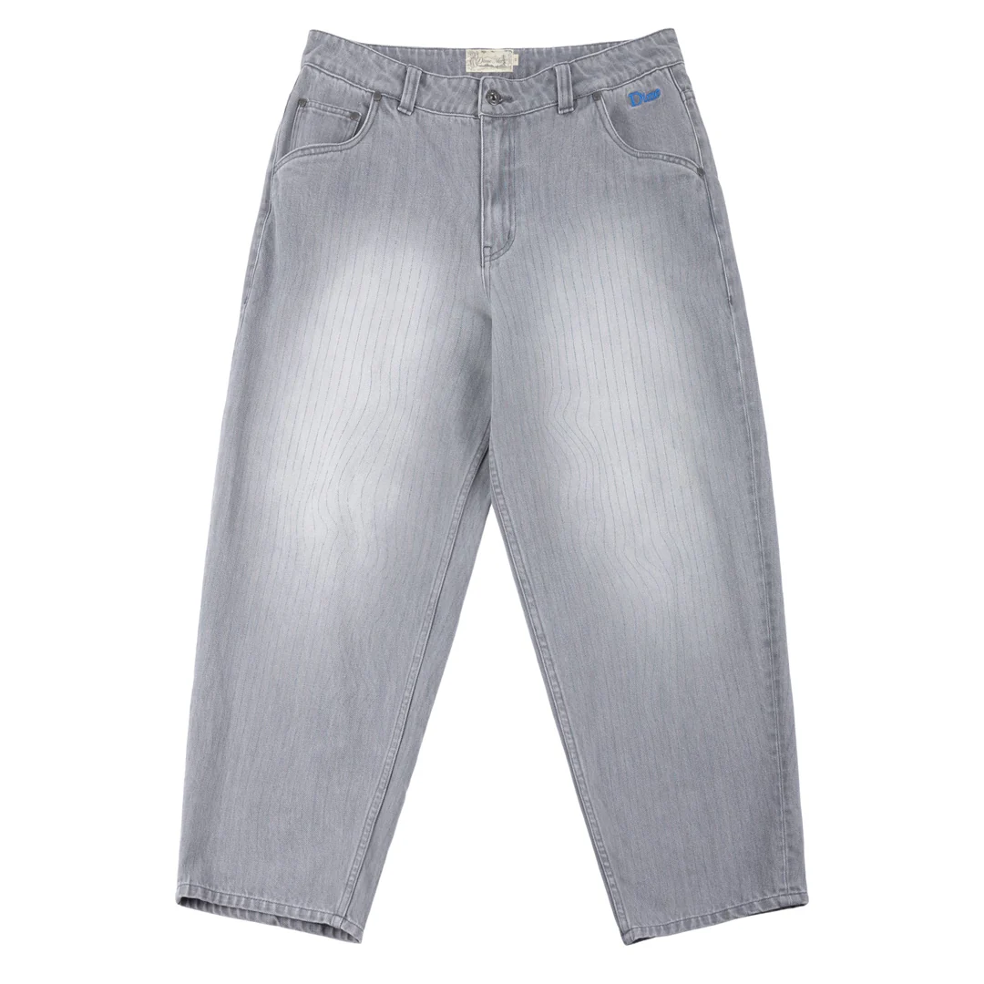 CLASSIC BAGGY DENIM PANTS SANDBLASTED GREY