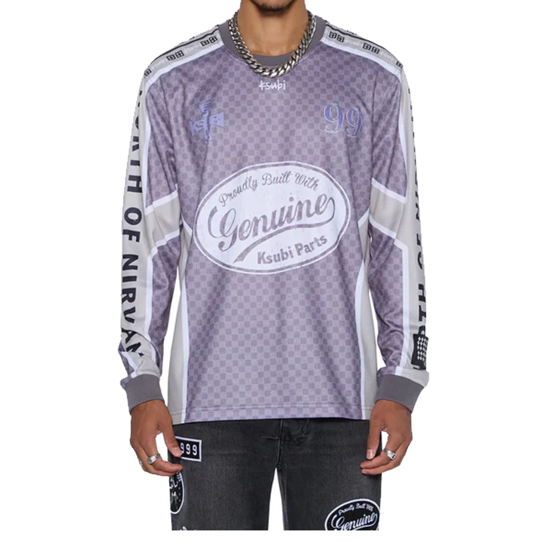 GARAGE LONG SLEEVE MOTO JERSEY MOSS BLACK