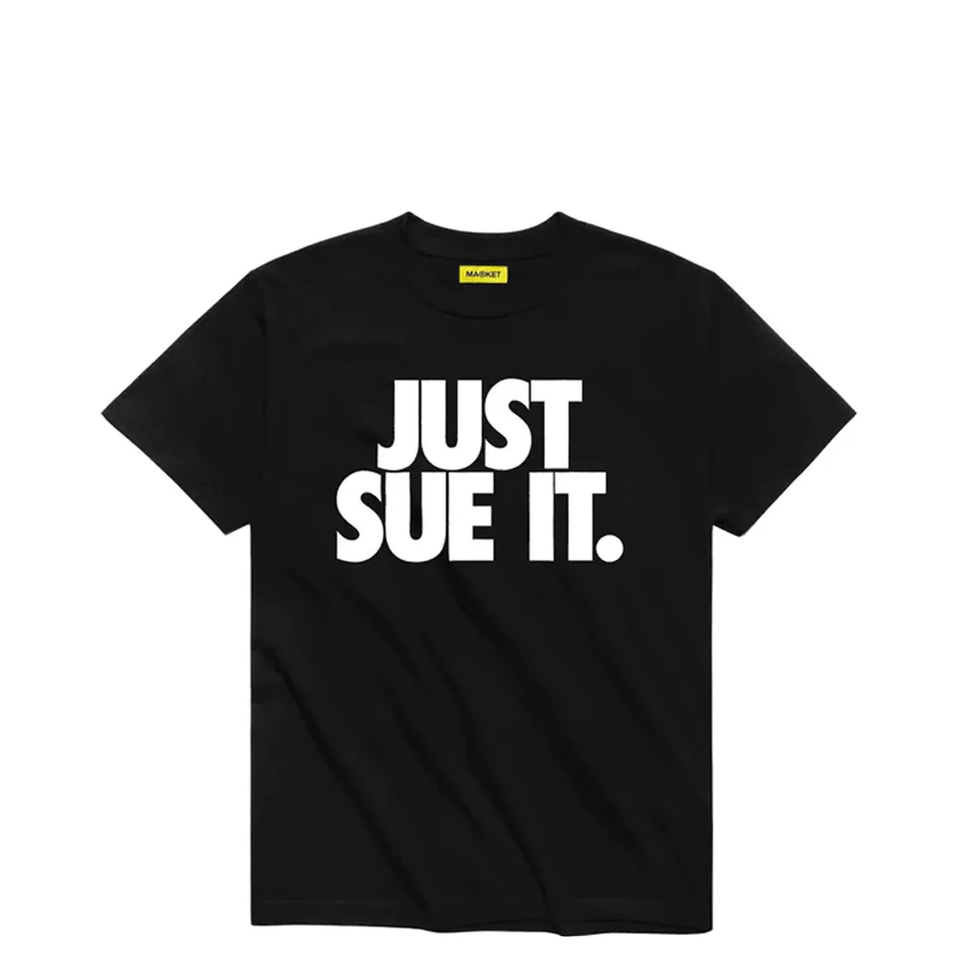 JUST SUE IT T-SHIRT BLACK