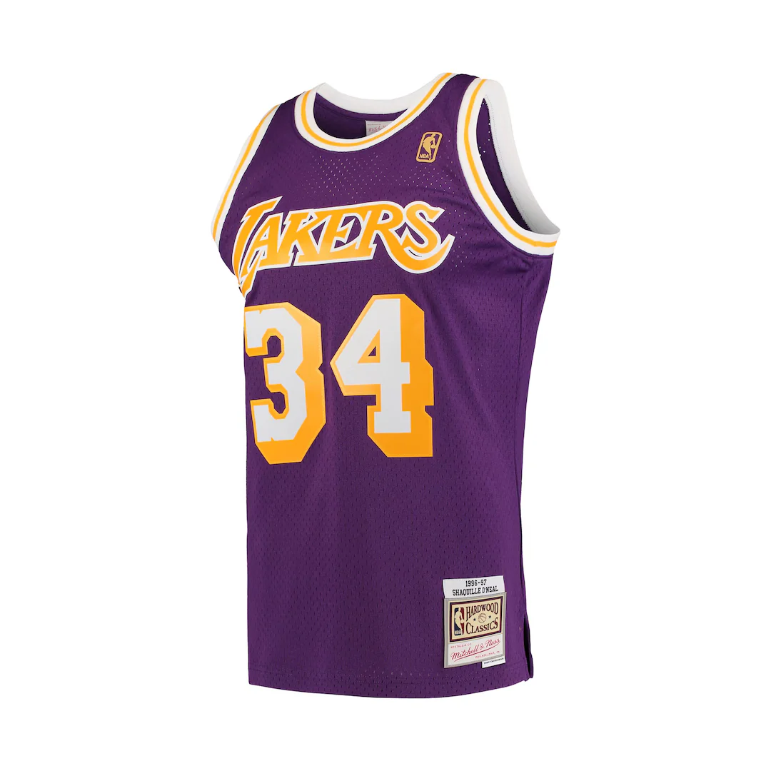 LOS ANGELES LAKERS SHAQUILLE O'NEAL #34 SWINGMAN JERSEY