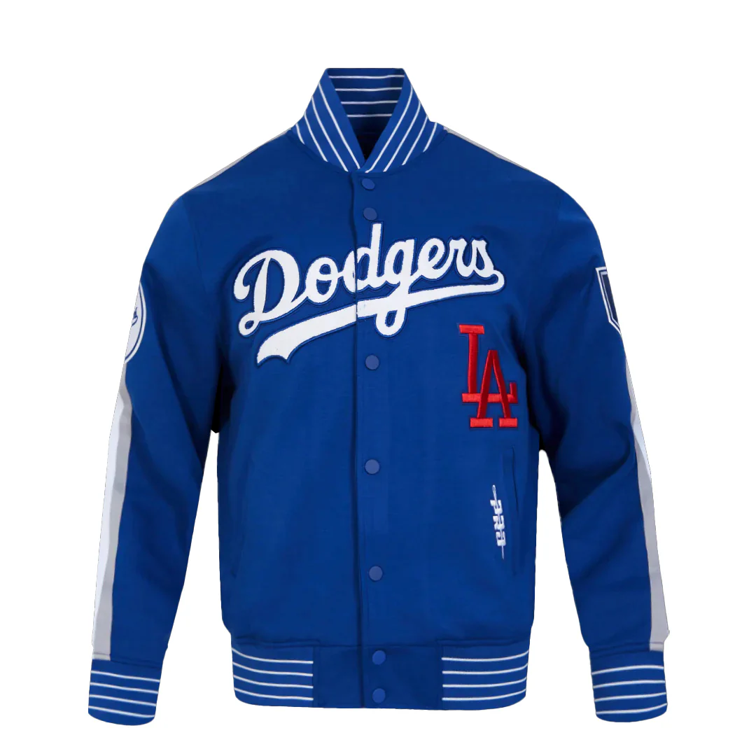 MLB LOS ANGELES DODGERS PRO GAME DAY DOUBLE KNIT JACKET