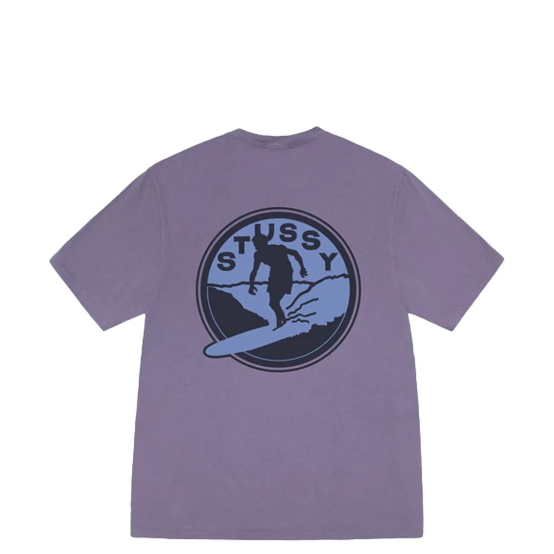 SURF CLUB PIGMENT DYED TEE GRAPE