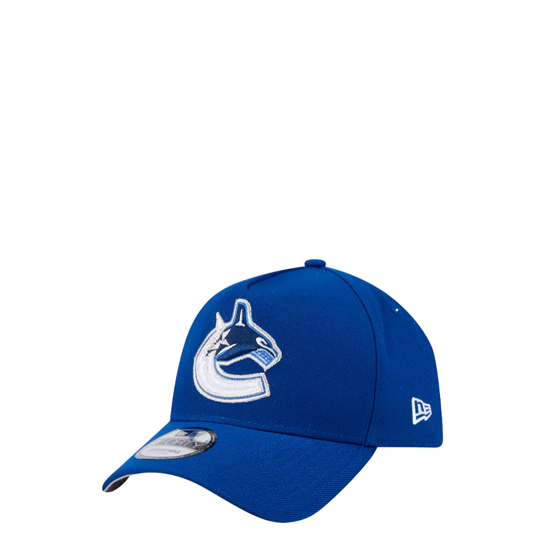 VANCOUVER CANUCKS BLUE CORE 9FORTY A-FRAME ADJUSTABLE CAP